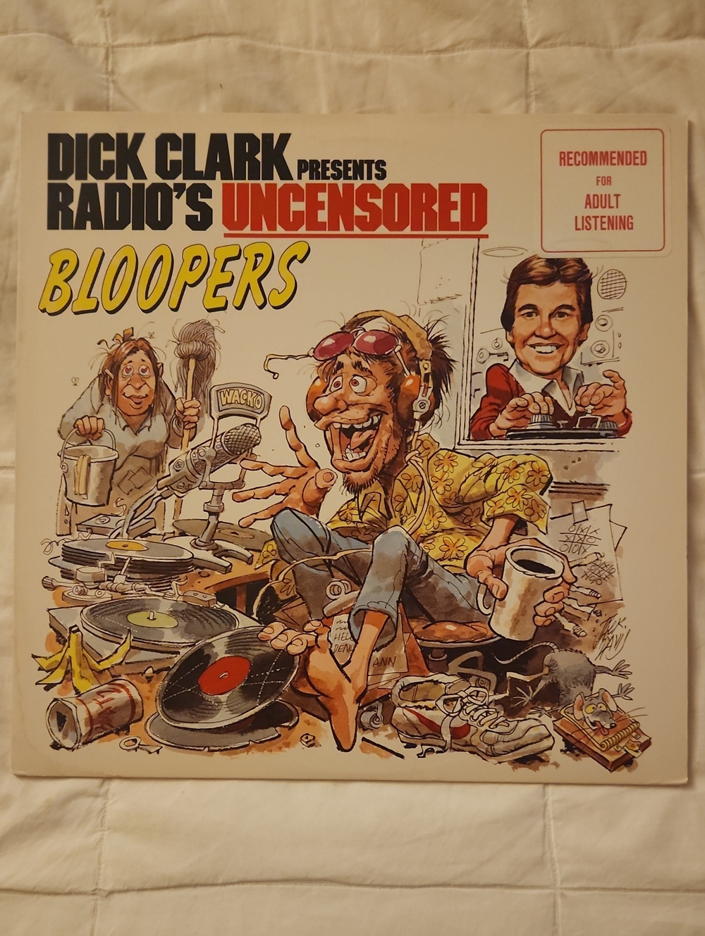 Dick Clark Presents Radio's UNCENSORED BLOOPERS Vinyl